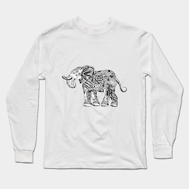 lucky charm.  elephant Long Sleeve T-Shirt by lisenok